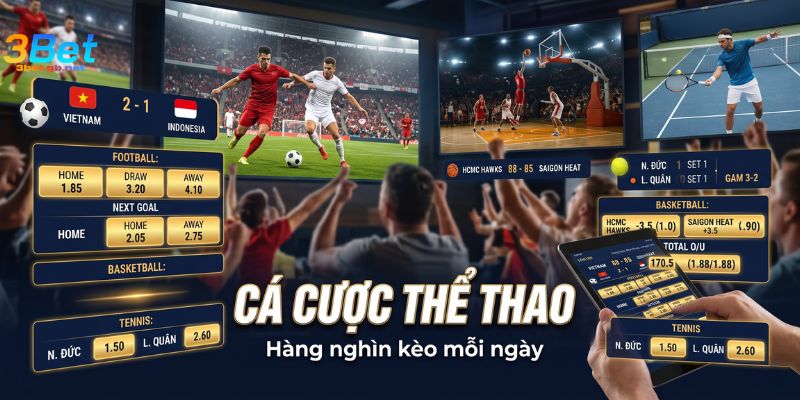 Cá cược thể thao 3BET