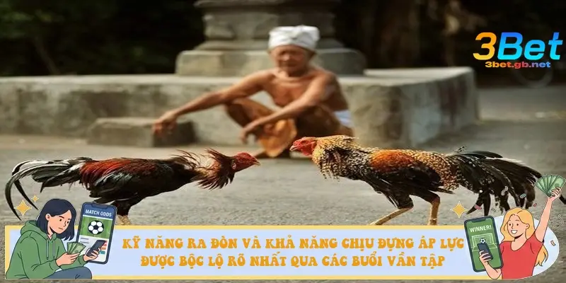 Kỹ năng ra đòn và khả năng chịu đựng áp lực được bộc lộ rõ nhất qua các buổi vần tập
