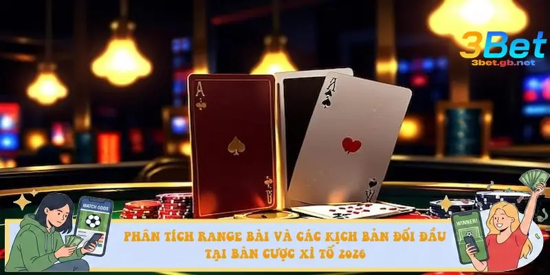 Phân tích range bài và các kịch bản đối đầu tại bàn cược Xì Tố 2026