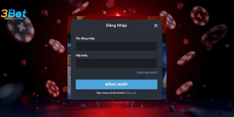 Giới thiệu nhanh về thao tác đăng nhập 3BET