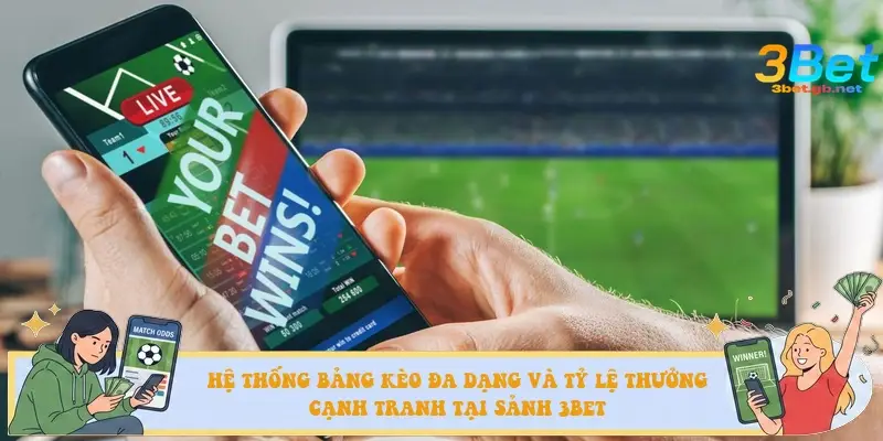 Hệ thống bảng kèo đa dạng và tỷ lệ thưởng cạnh tranh tại sảnh 3BET